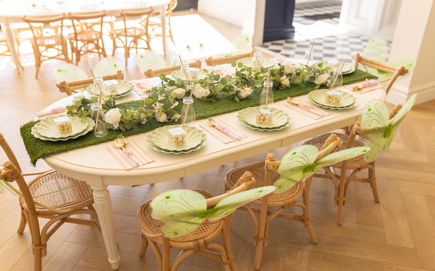 A fairy tablescape, as published by City Sun Times